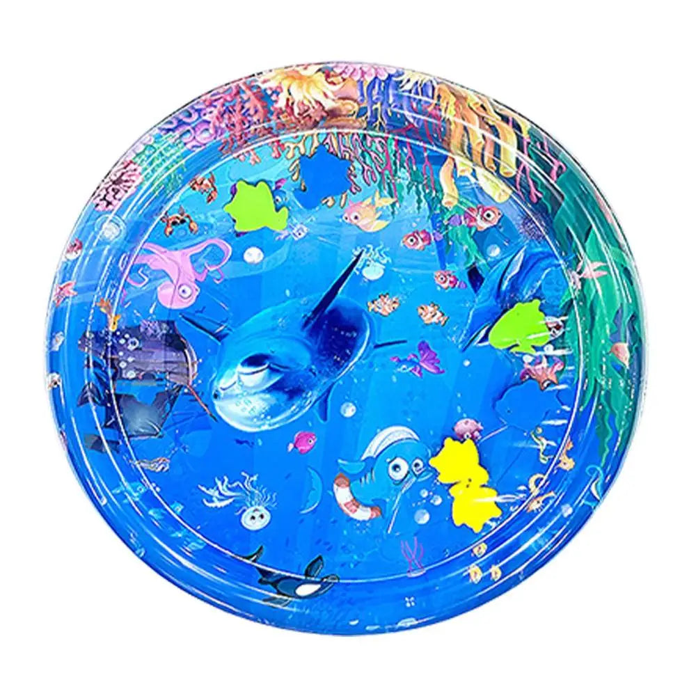 Water Play Mat For Cat Sensory Water Mat Water Sensory Play Mat Cat And Dog Pet Playmat Sea Ocean Theme Sensory Toy Pet Supplies