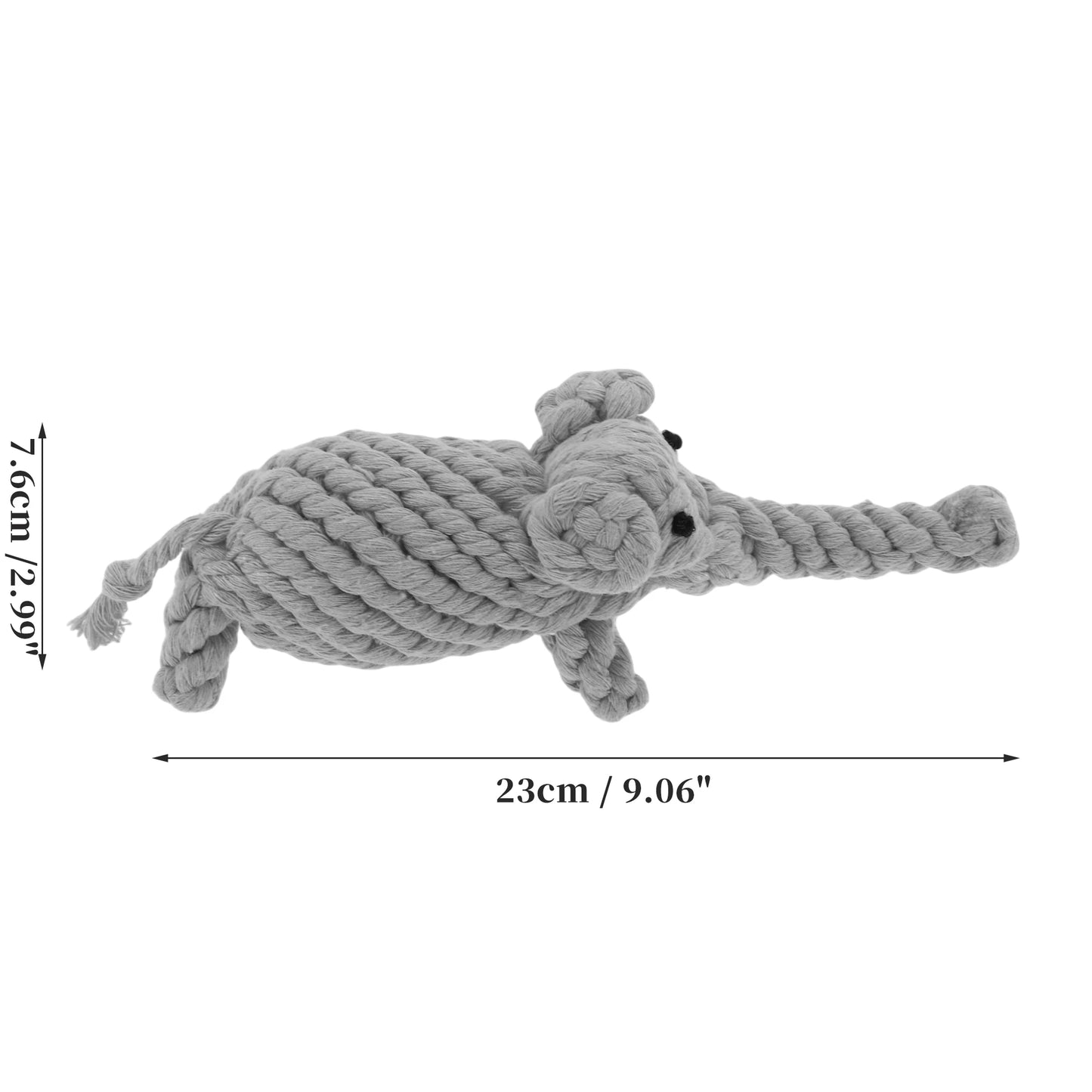 Uxcell Dogs Chew Toys Teeth Cleaning Cotton Rope Puppy Teethings Chewer Durable Braided Bite Resistant Chewing Doll Pet Supplies