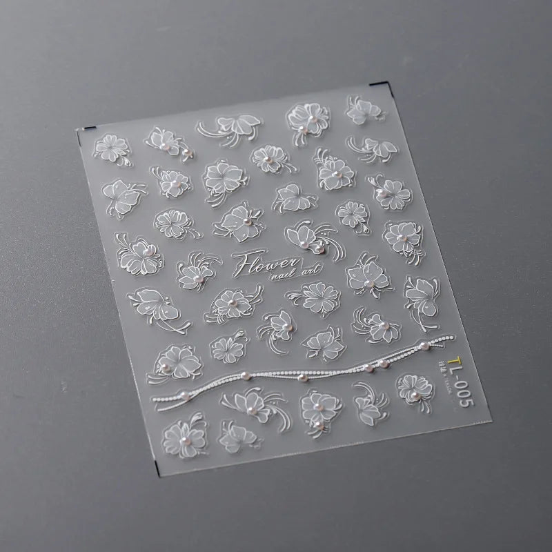 1pcs Cute Cat Claw 3D Jelly Relief Nail Stickers 3D Adhesive Stickers For Nails DIY Japanese Kawaii Slider Nail Art Decorations