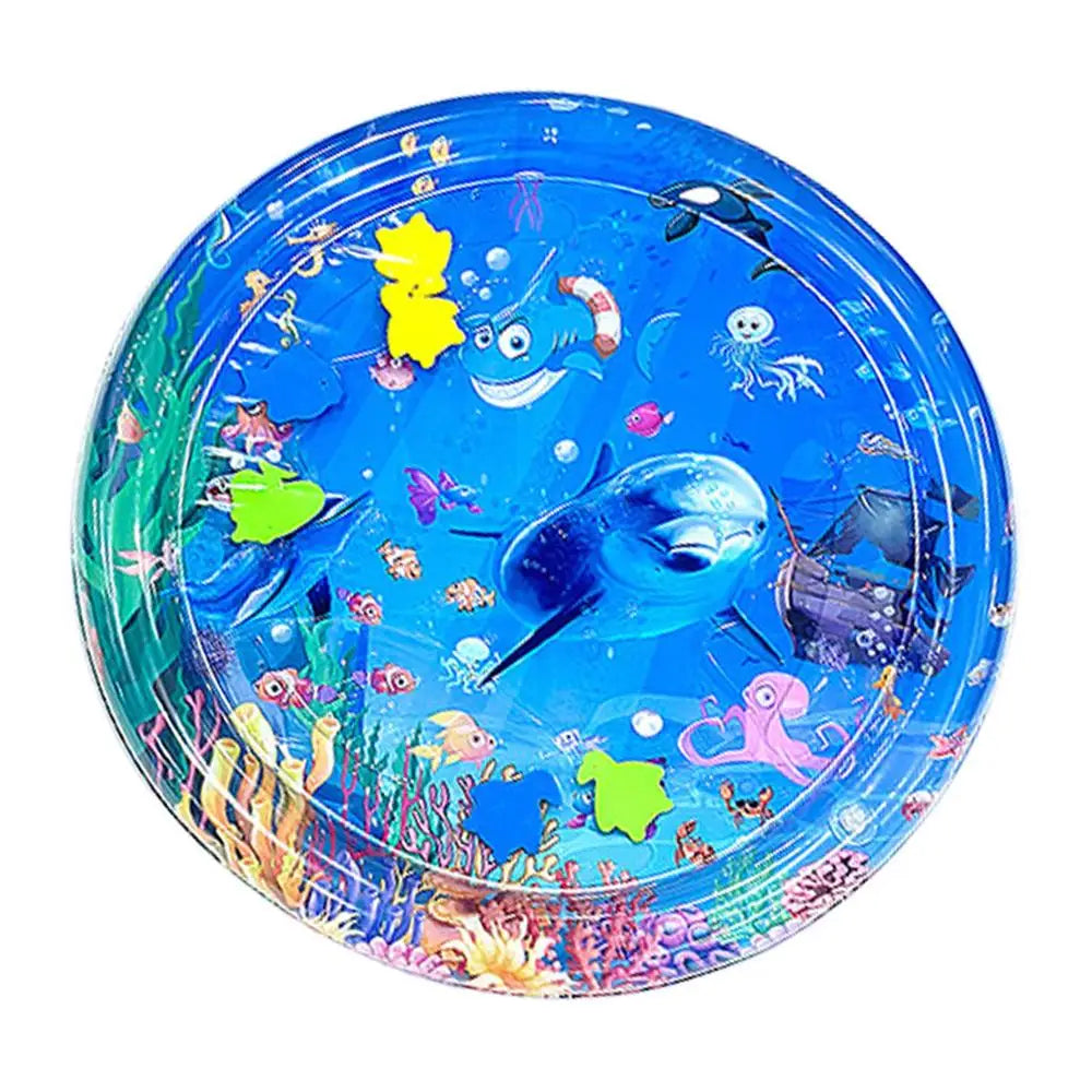 Water Play Mat For Cat Sensory Water Mat Water Sensory Play Mat Cat And Dog Pet Playmat Sea Ocean Theme Sensory Toy Pet Supplies