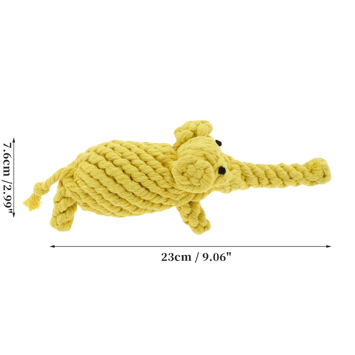 Uxcell Dogs Chew Toys Teeth Cleaning Cotton Rope Puppy Teethings Chewer Durable Braided Bite Resistant Chewing Doll Pet Supplies