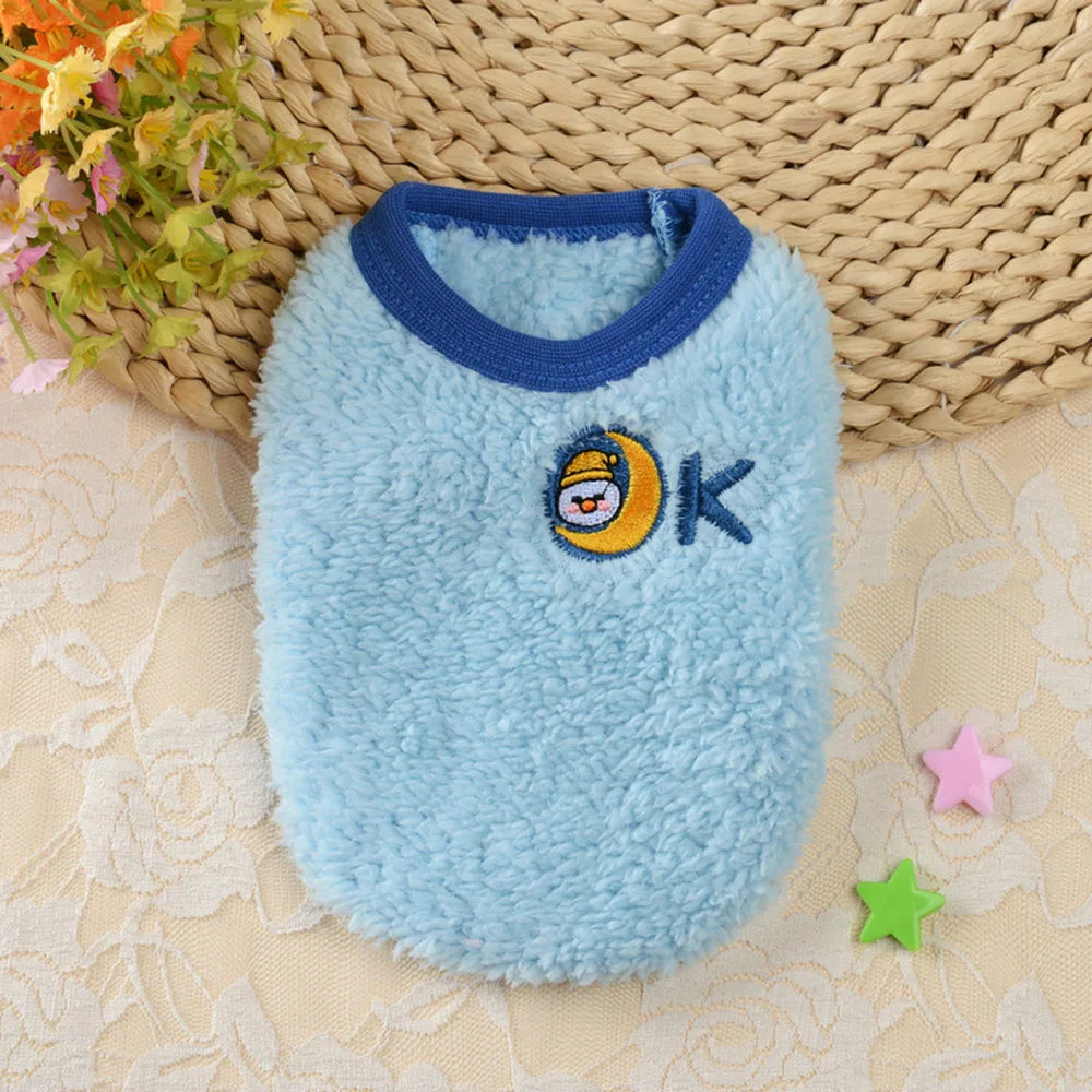 Guinea Pig Clothes Small Animal Rabbit Cat Warm Vest Cozy T-Shirt for Guinea Pig Ferret Bunny Kitten Chihuahua and Small Animals