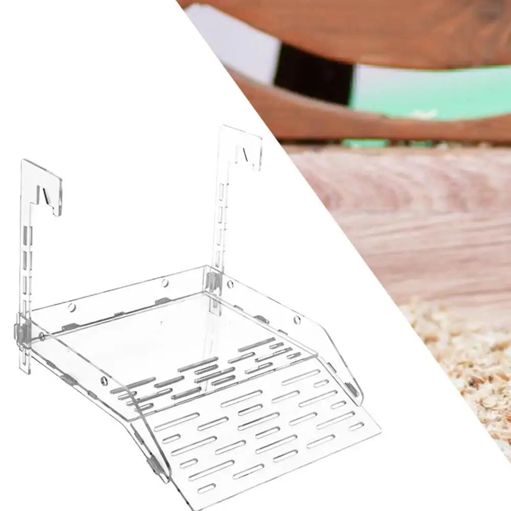 Turtle Basking Ramp Acrylic Transparent Climbing Ramp Aquarium Reptile Resting Terrace Turtle Tank Accessories For Lizards Frogs