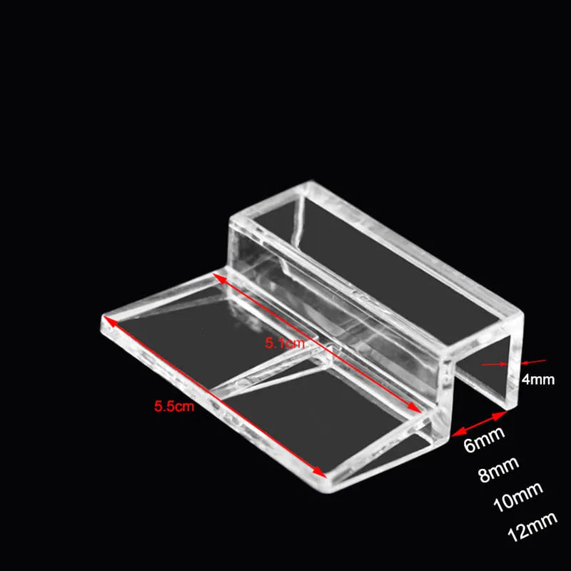 6/8/10/12mm High Quality Aquarium Fish Tank Acrylic Holder Support Stand Fish Tanks Aquariums Filter Lamp Stand Accessories
