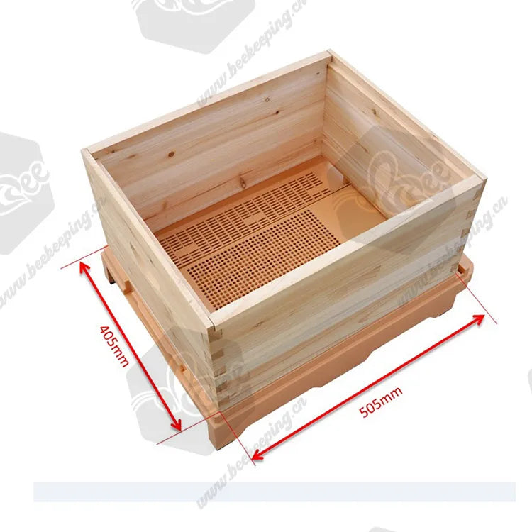 3 Layer Insulation Plastic Polystyrene Beehive 10 Frames Thermo Beehive Langstroth Beehive Top Bee Feeder Bee Farm Beekeeping
