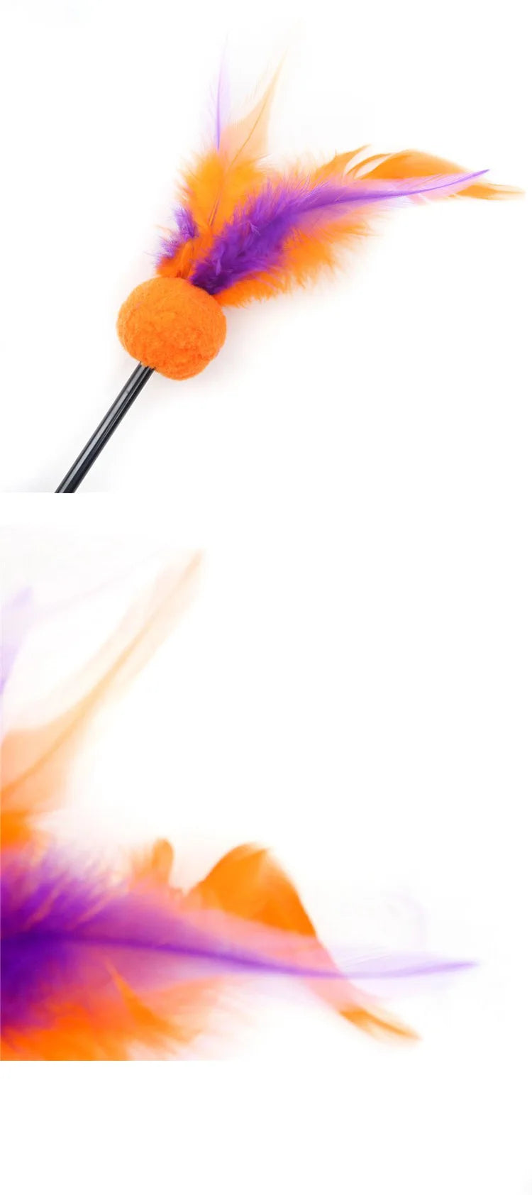 Cat Toy Cat Teaser Sticks Teasing A Cat Stick Cat Toy Pet Supplies Cat Interactive Fur Ball.