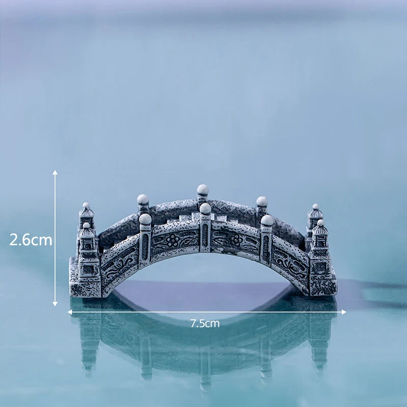 Resin Small Bridge Aquarium Ornaments Decoration Artificial Mountain for fish Tank Resin Aquarium Ornament Fish Tank Background