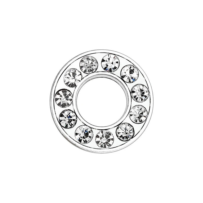10mm Chrome Alloy Diamond Capital English Alphabet Jewelry Manual Diy Cat Claw Love Pet Collar Accessories