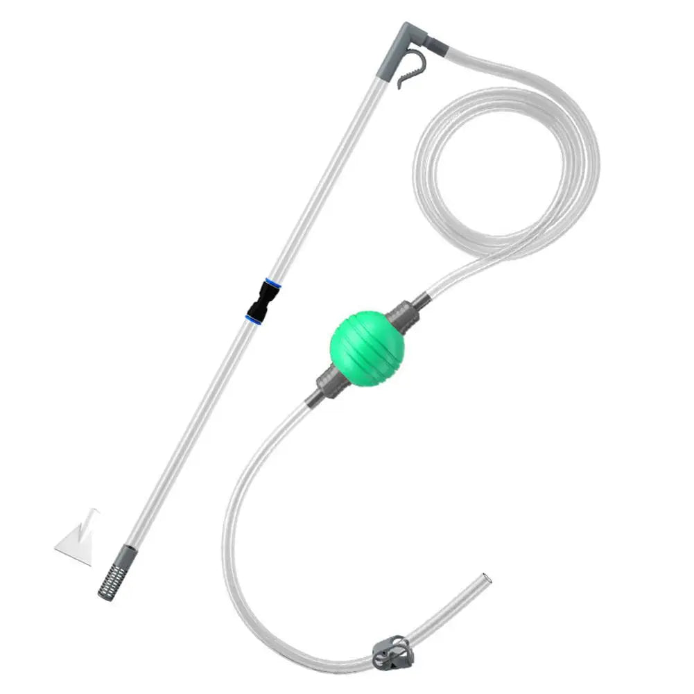 Fish Tank Water Changer Aquarium Siphon Vacuum Gravel Manure Suction Change Pipe Cleaning Kit Water Sand Tool Sand Cleaning K2X7