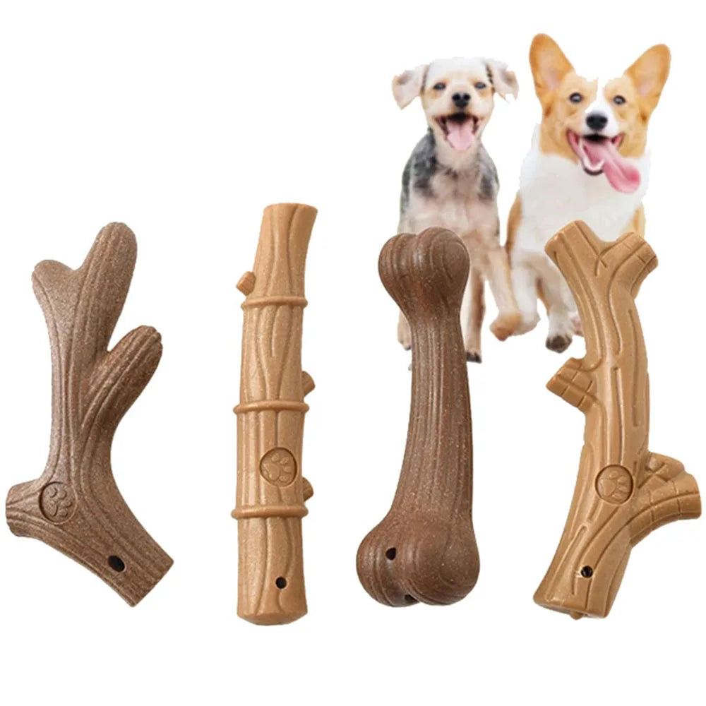 Dog Chew Toys Molar Teeth Clean Stick Strong Durable Bite Resistant Wooden Dog Chew Bone Toy Interactive Puppy Toy Pet Supplies