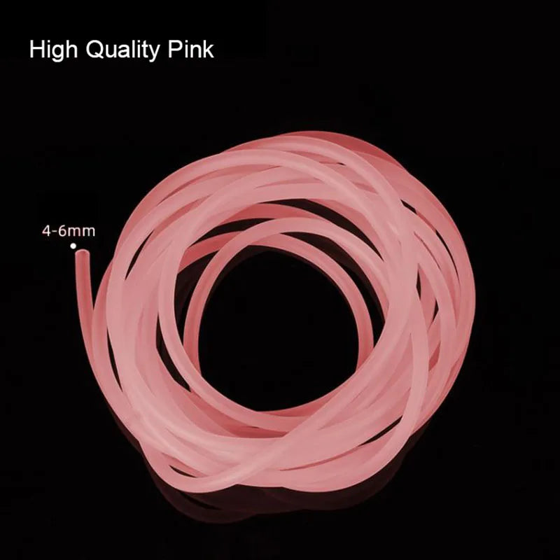 1m/3m/5m/10m/20m Aquarium Oxygen Pump Hose Air Bubble Stone Aquarium Fish Tank Pond Pump Tube 4*6mm Food Grade Material Tubes