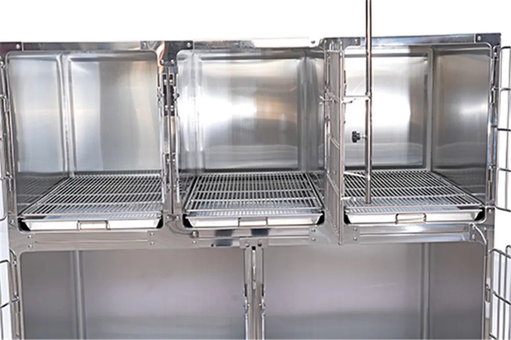 good price vet clinic veterinary Five parts of dog cat cage bank modular cage banks