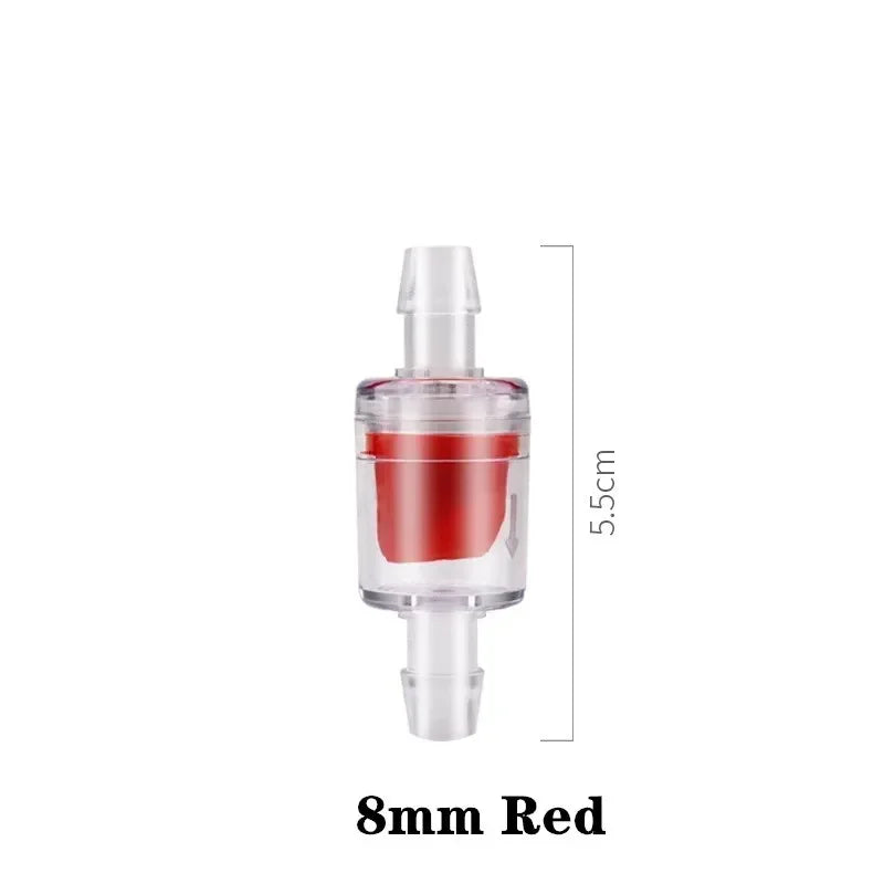 10pcs Aquarium One Way Check Valve CO2 Aquarium Fish Tank Air Pump Check Valve Increasing Pump Hose Accessories acuario