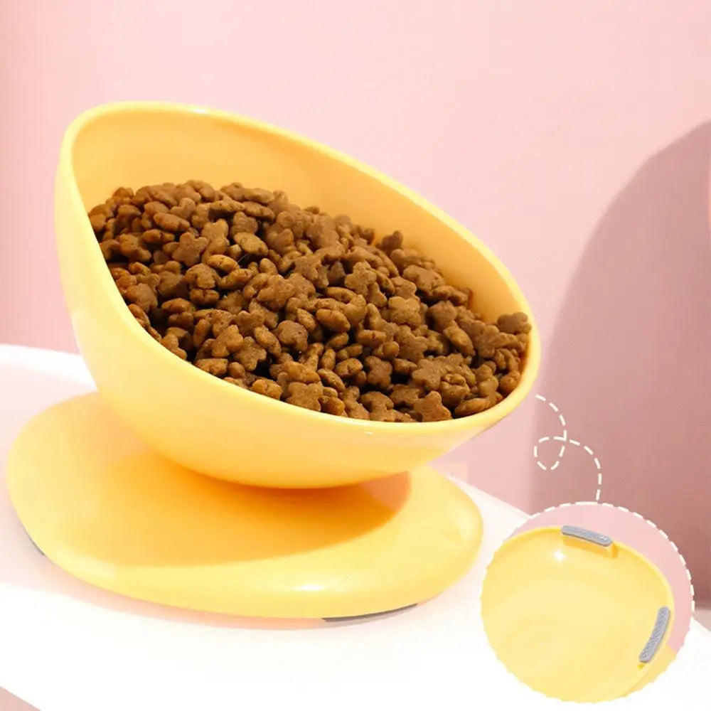 Raised Cat Food Bowl Spill Proof Cat Bowls Portable Dog Food Feeding Pet Feeder with Anti Slip Base for Indoor Cats Puppy Dogs