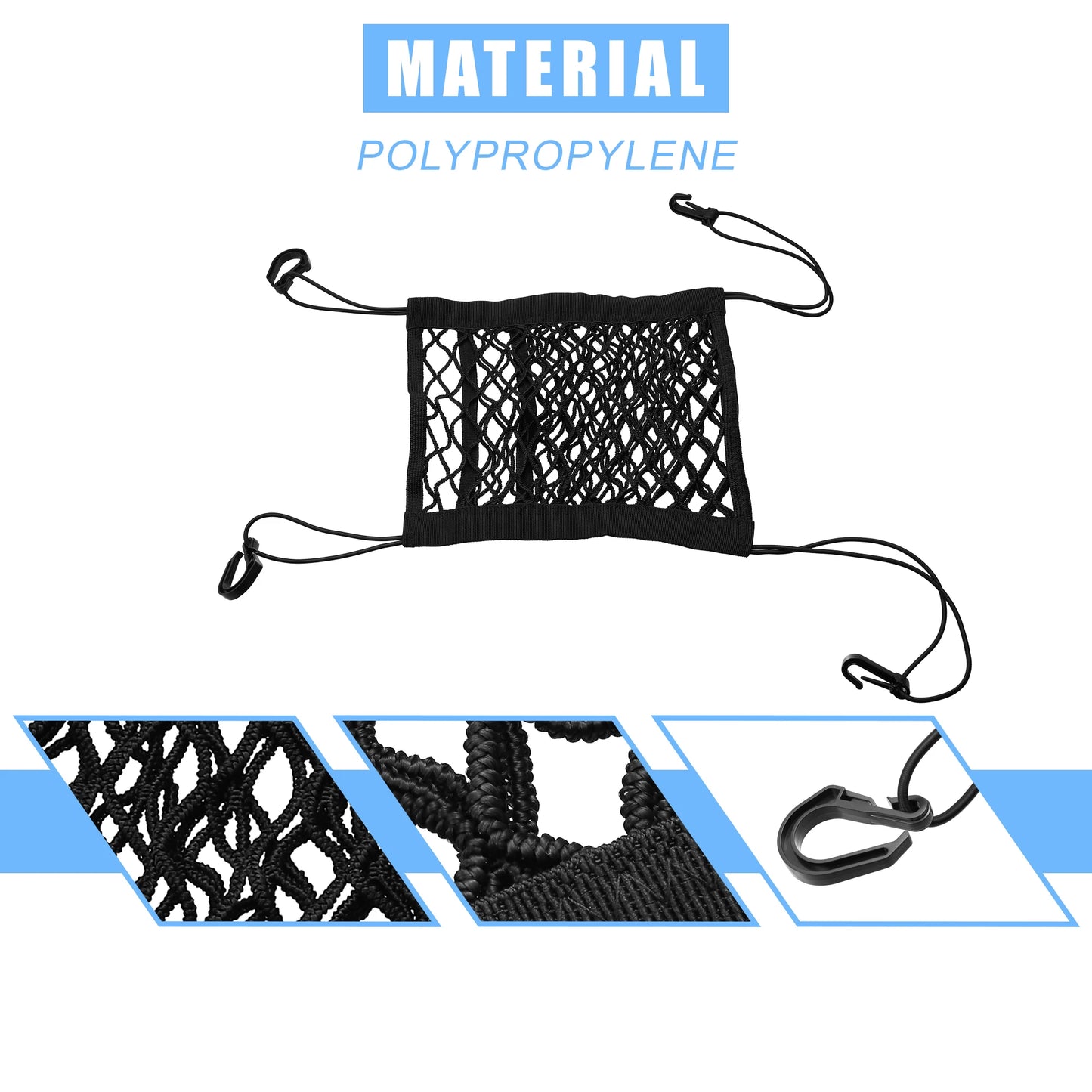 UXCELL Dog Seat Fences Protection Net Safety Storage Bag Pet Mesh Travel Isolation Back Seat Barrier Puppy Car Accessories