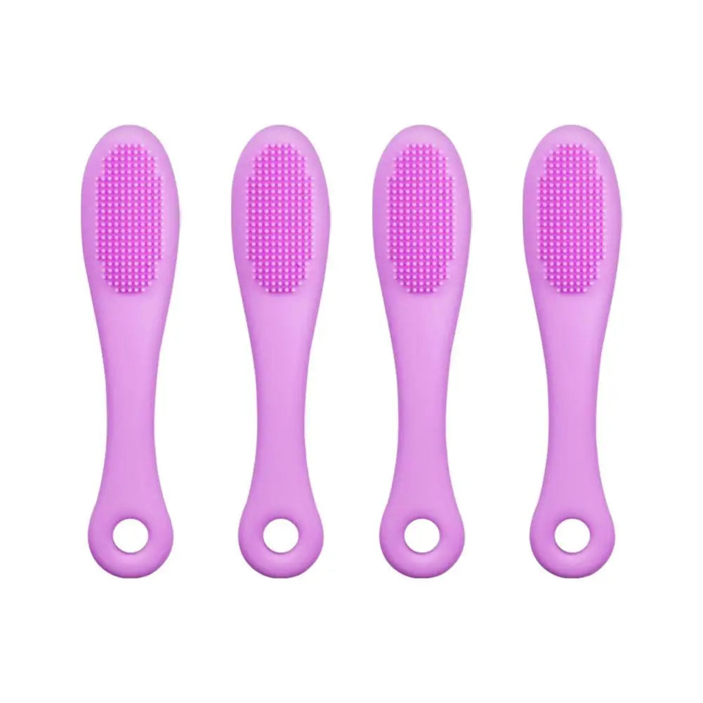 4pcs Pet Finger Toothbrush Cat Dog Silicone Toothbrush Comfortable And Safe Convenient And Easy To Use Keep Your Pet's Oral Heal
