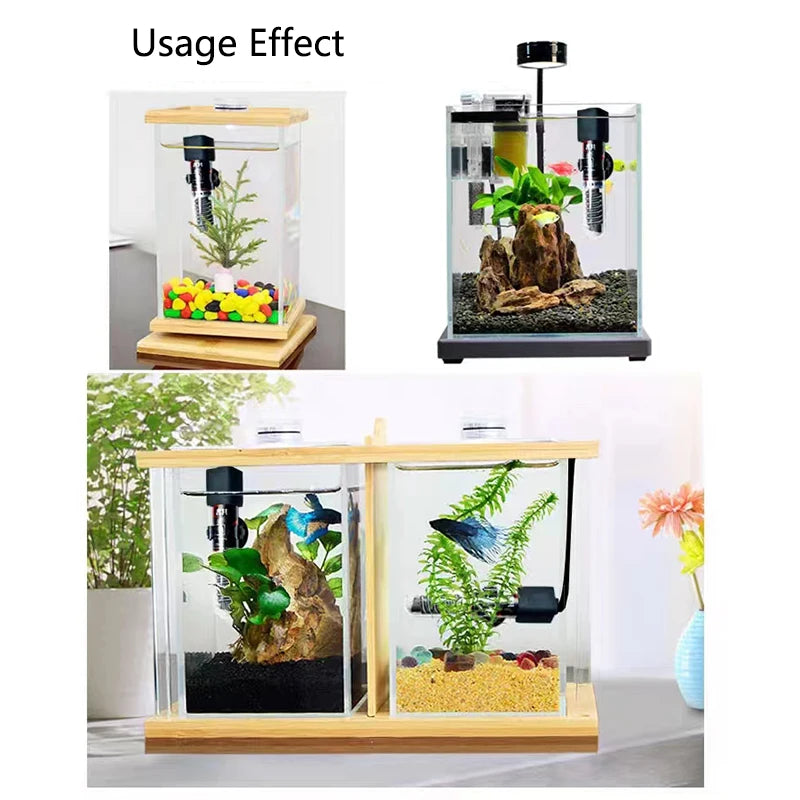 220v ~240v Aquarium Temperature Thermostat Heater Rod 25W Mini Constant Temperature Heating Submersible Fish Tank Water Heat