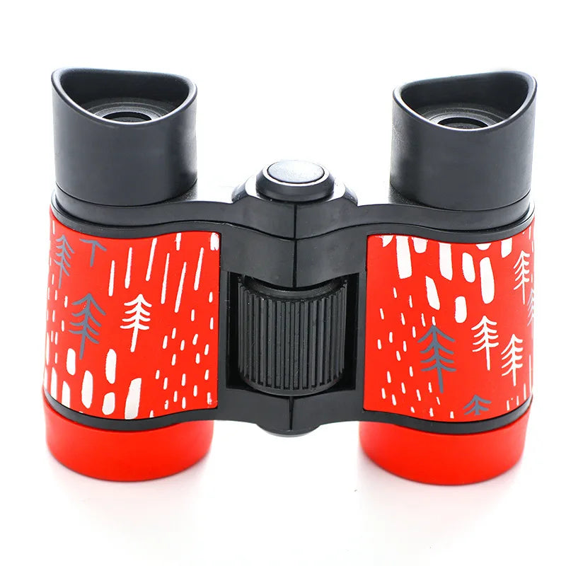4X30mm Kids Binocular Telescope Children Educational Learning Telescope Bird Watching Folding Optics Telescope