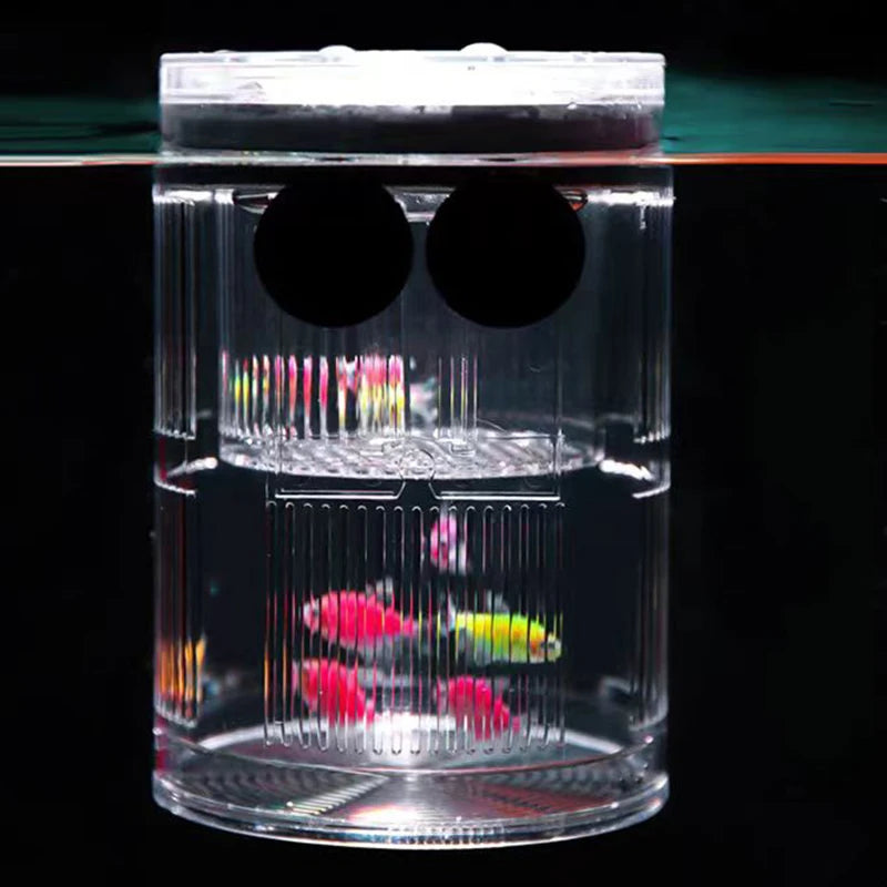 Acrylic Floating Fish Breeding Isolation Box Aquarium Breeder Feeder Fish Tank Hatching Incubator Aquarium Hatchery Accessories