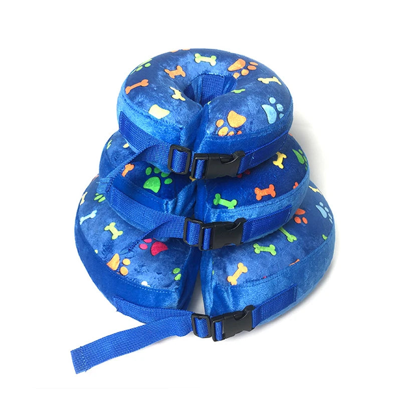 Protect Inflatable Dog Collar After Surgery Recovery Pet Collar for Small Medium Large Dogs Soft Dog Elizabeth Cone Collar