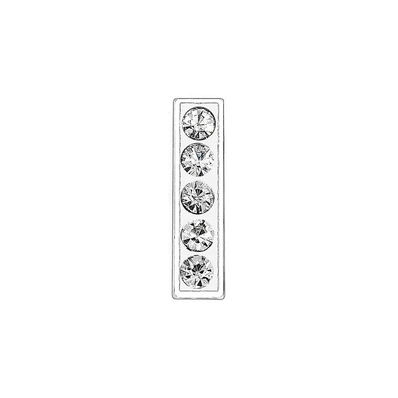 10mm Chrome Alloy Diamond Capital English Alphabet Jewelry Manual Diy Cat Claw Love Pet Collar Accessories