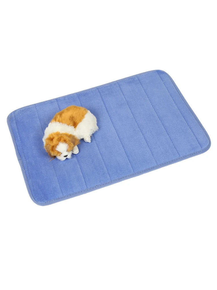 Thickened Pet Dog Mat Breathable Bite Resistant Dog Cat Sleeping Pad Washable Reusable Training Pad Dog Car Seat Four Seasons