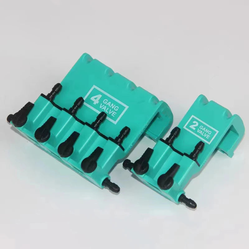 Plastic 2 3 4 5 6 Way Aquarium Air Splitter Valve Fish Tank Air Pump Flow Splitter Distributor Pump Valve Tap Control Switch New