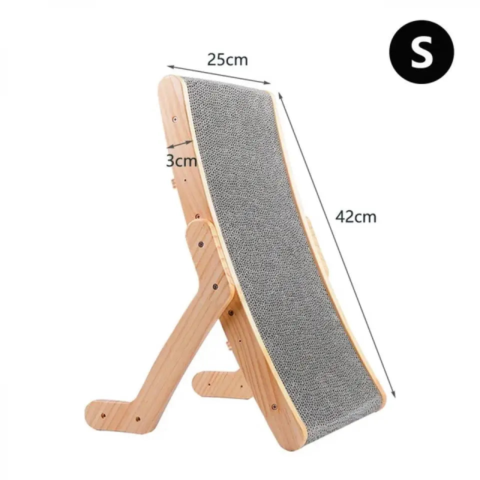 Cat Toys Wooden Cat Scraper Scratching Bed Detachable Grinding Claw 3 In 1 Cat Scratch Board Training Grinding Claw for Cats