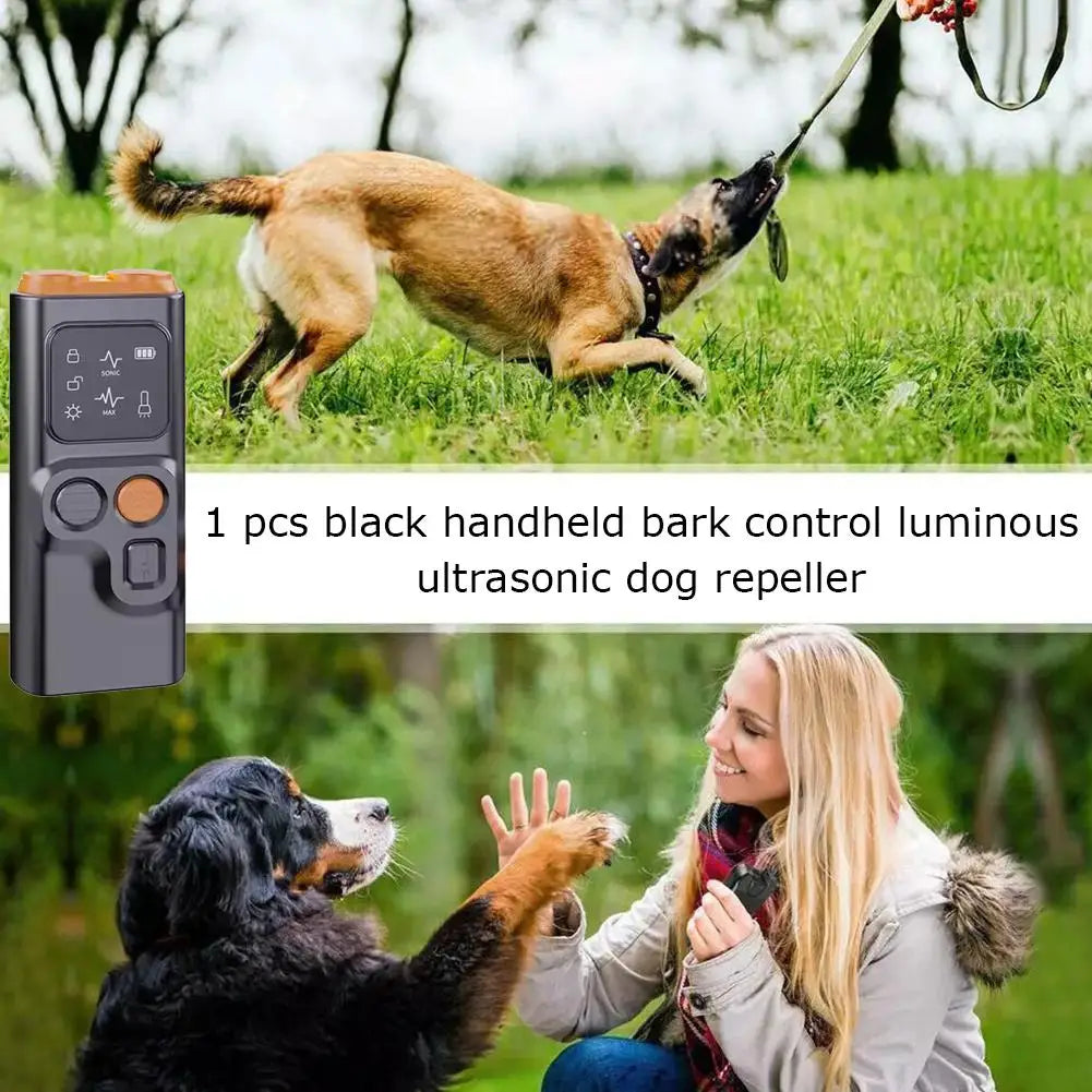 Dog Repeller Tools High-power Dog Anti Bark Deterrent LED 3 Trainer With Control 1 In Handheld Bark Flashlight Pet Device D N1B9
