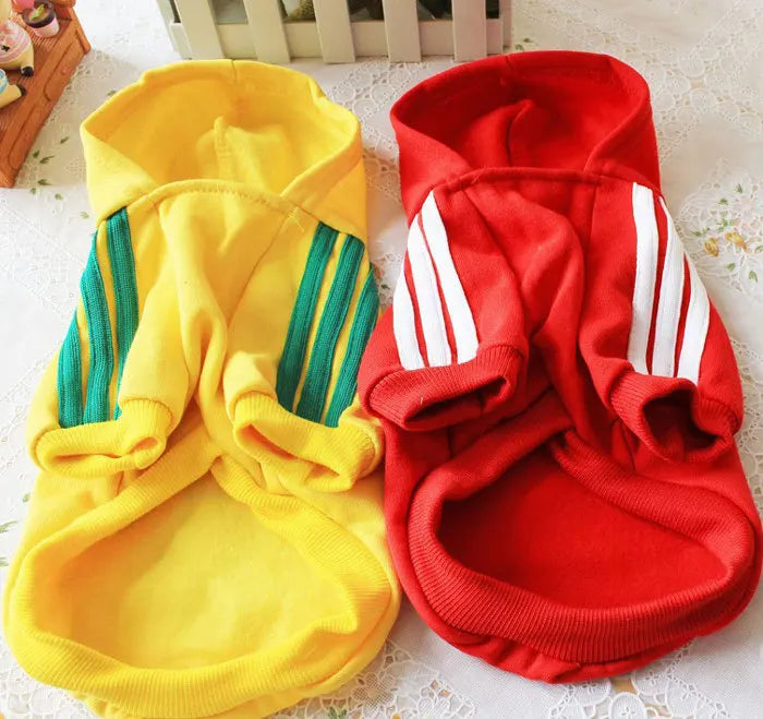 S-5XL Pet Dog Hoodies for Small Medium Large Breed Dogs, Fleece Lined Pullover Pitbull Sweatshirt Casual Sports Clothes Apparel