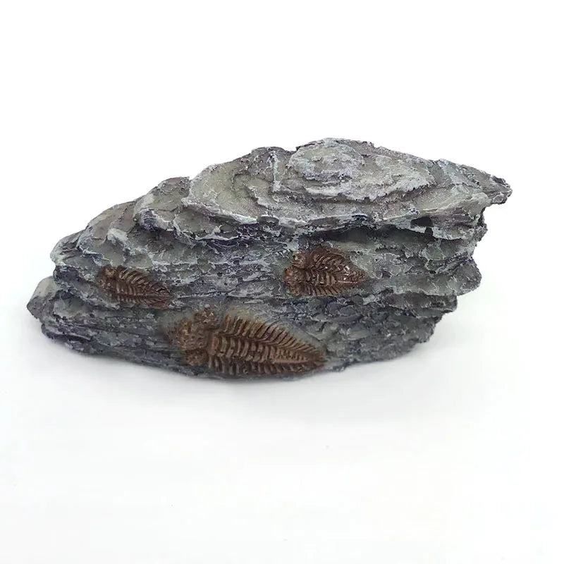 1pcs Aquarium Decorations Resin Fossil Artificial Fish Tank Ornament Shrimps Small Fish Reptile Aquarium Shelter Landscape Decor