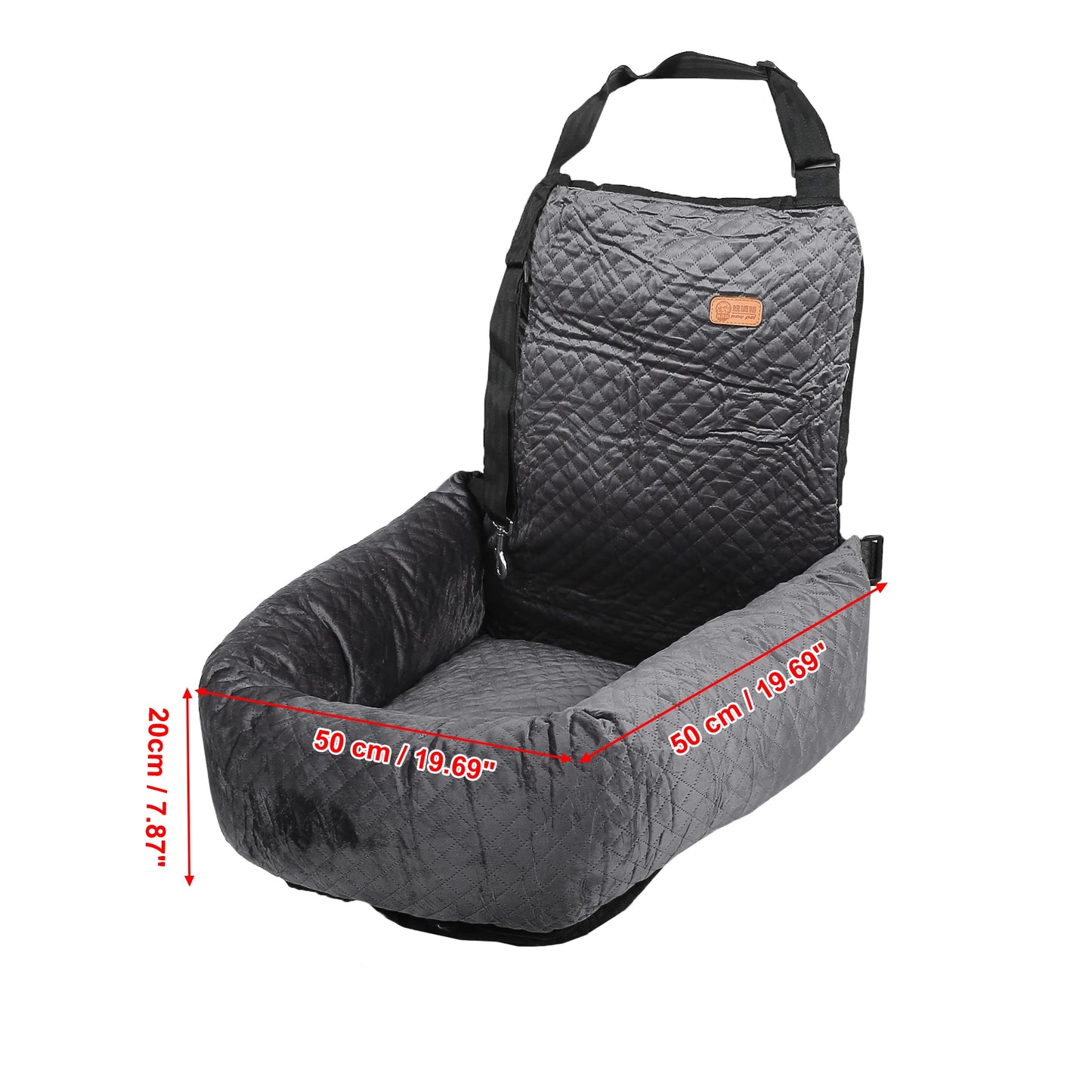UXCELL Dog Car Seat Booster Seat Hammock Pet Carriers Bag Adjustable for Puppy Cat Pets Soft Bottom Travel Bed Accessories