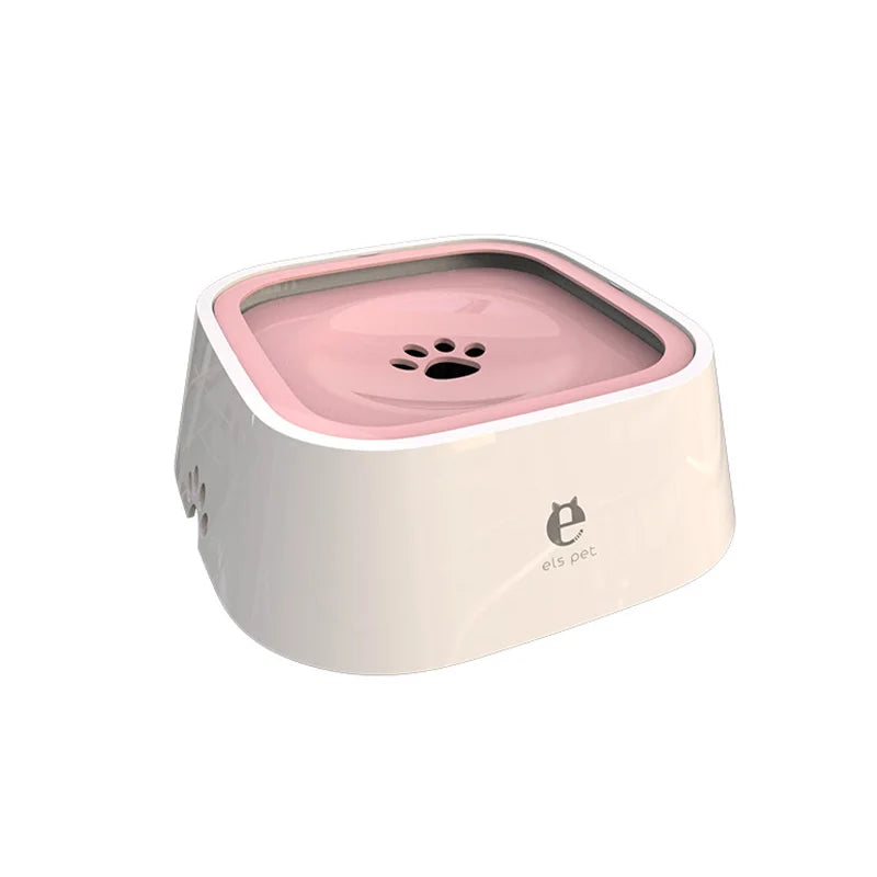 Dog Bowl Floating Bowl Water Drinker Not Wet Mouth Splash Water Cats Dogs Bowl Anti-Overflow Water Dispenser Portable Pet Bowl