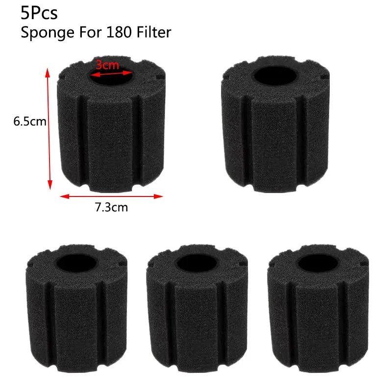Black Aquarium Spong Filter for Fish Tank Air Pump Skimmer Biochemical Sponge Filter Aquarium Bio Filters Filtro Aquario Supply