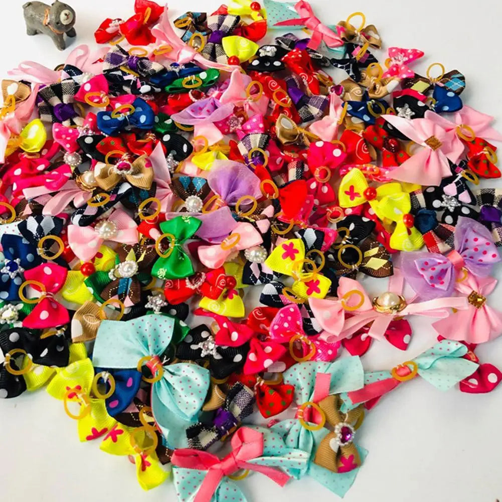 Pet Hair Accessories Bow Headdress Headband Cat Accessories Creative Princess Style Headdress Dress Up Dog Hair Clip Accessories