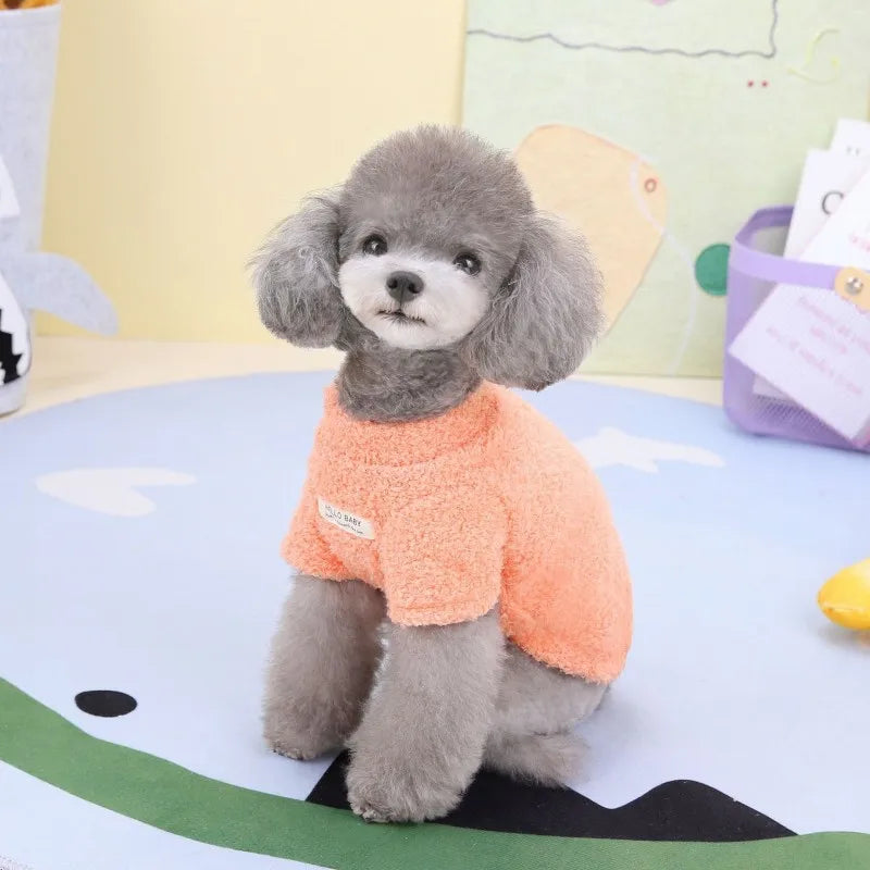Winter Dog Warm Clothes Pet Dog Sweater for Small Dogs Plush Dog Coat Soft Puppy Jacket Chihuahua Bichon Clothing Cat Clothes