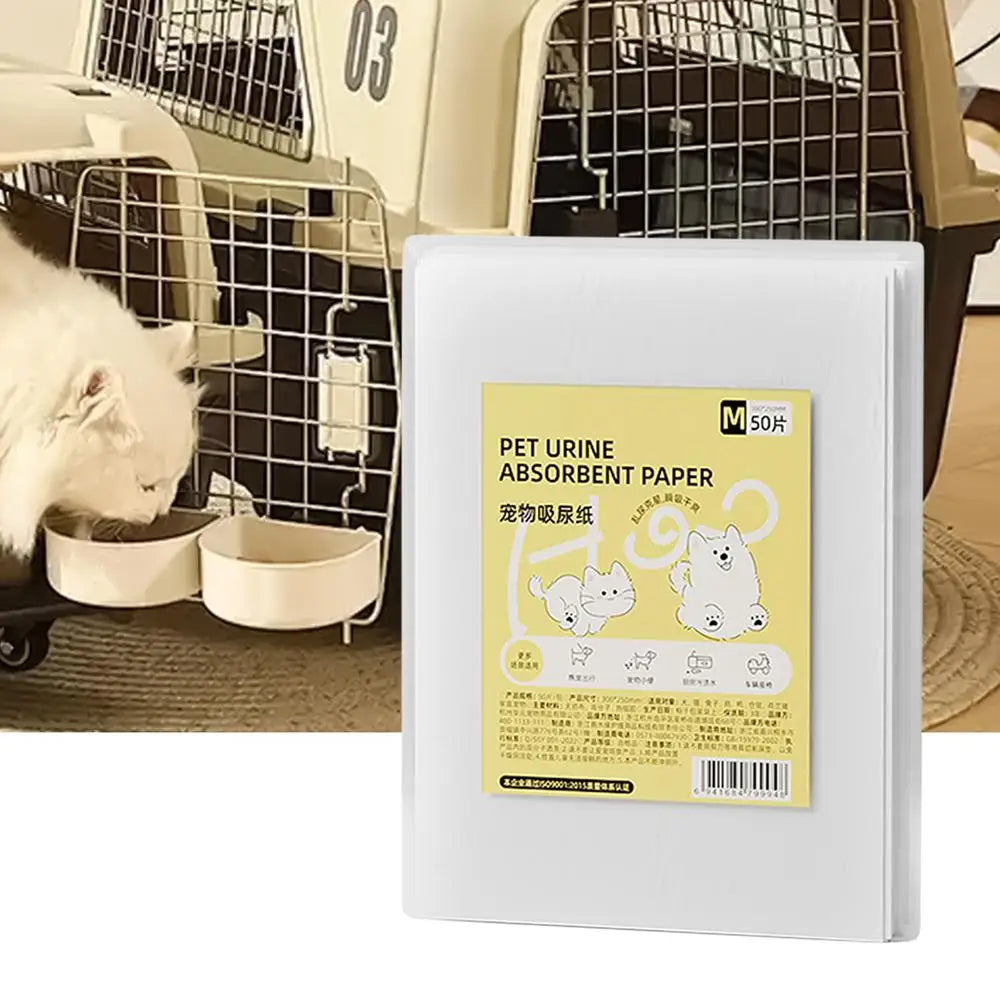 50 Sheets Dog Pee Pads Super Absorbent Dog Training Pads Potty Pads Pet Urine Pad Non-woven Puppy Training Pads For Cat Dogs