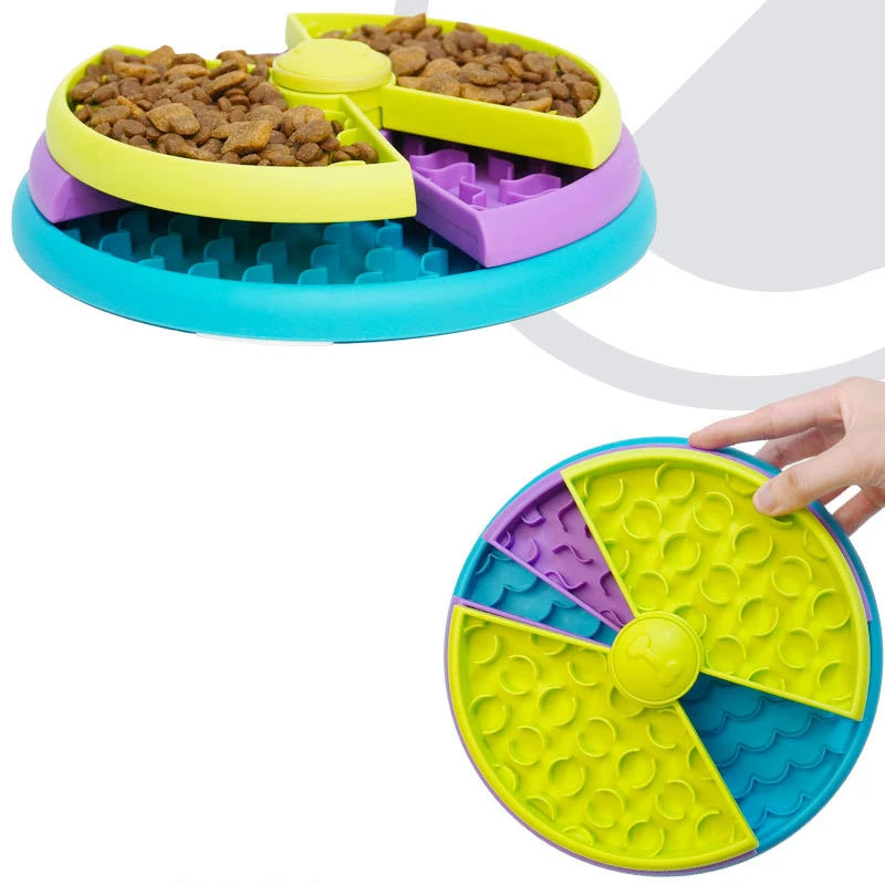 Dog Puzzle Toys Slow Feeder Interactive Increase Puppy IQ Food Dispenser Slowly Eating NonSlip Bowl Pet Cat Dogs Training Game