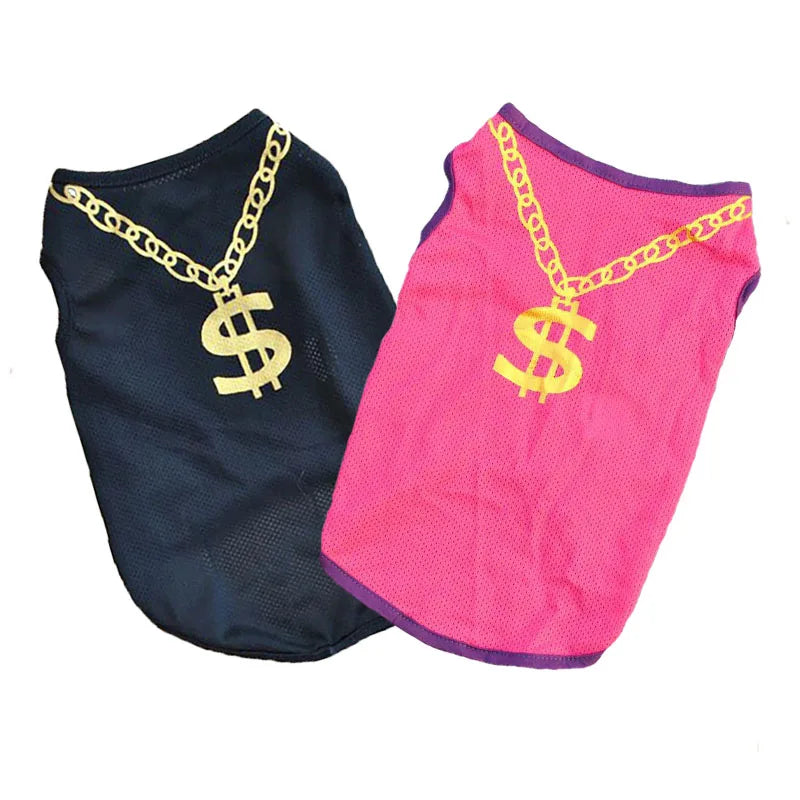 2pc Quick Dry Dog Shirt, Mesh Summer Dog Clothes Dollar Vest for Small Dogs,Sun-Protection Sleeveless Shirts for Dog Puppy Vest