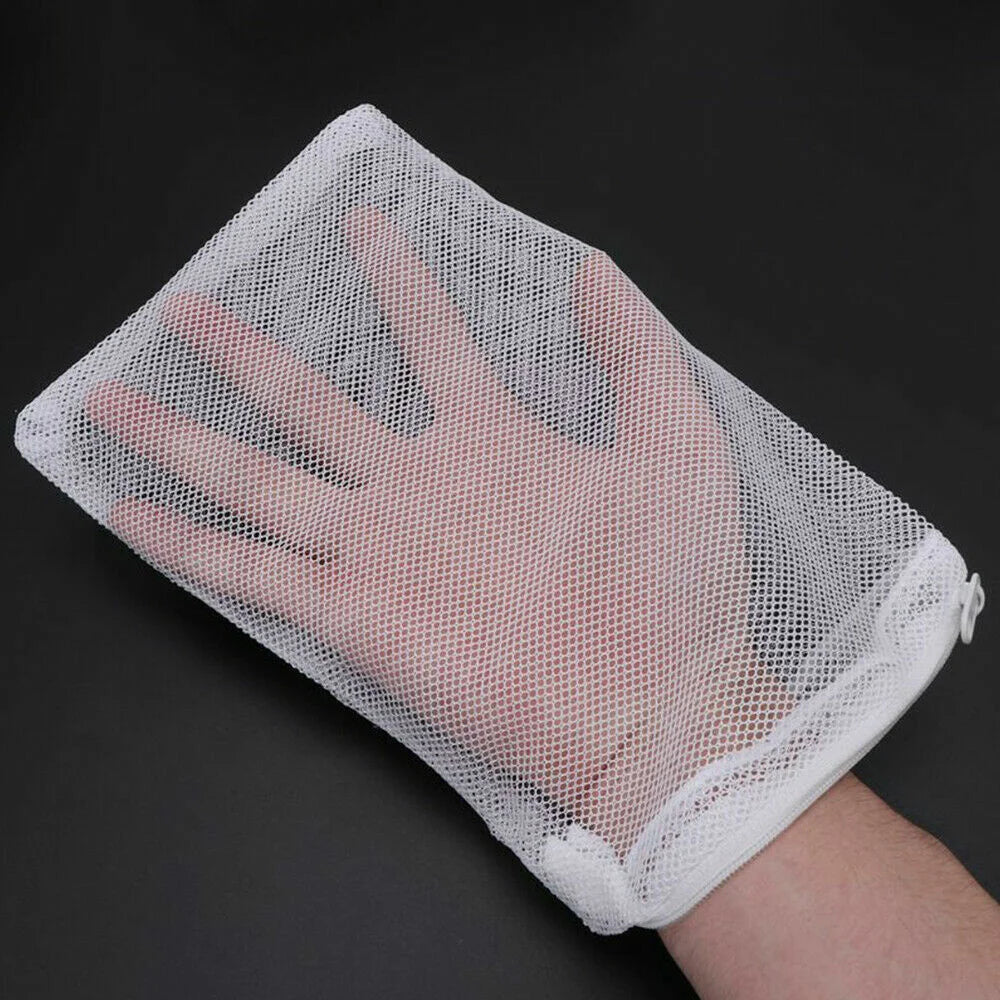 5/10Pcs Aquarium Filter Net Bags Reusable Fine Filter Media Bags With Zipper For Fresh Saltwater Tanks Aquarium Fish Tank Filter