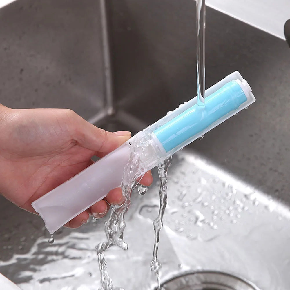Washable Lint Sticking Roller Portable Pet Hair Remover Tool Reusable Roller Brush for Sofa Clothes Dog Cat Hair Sticking Roller