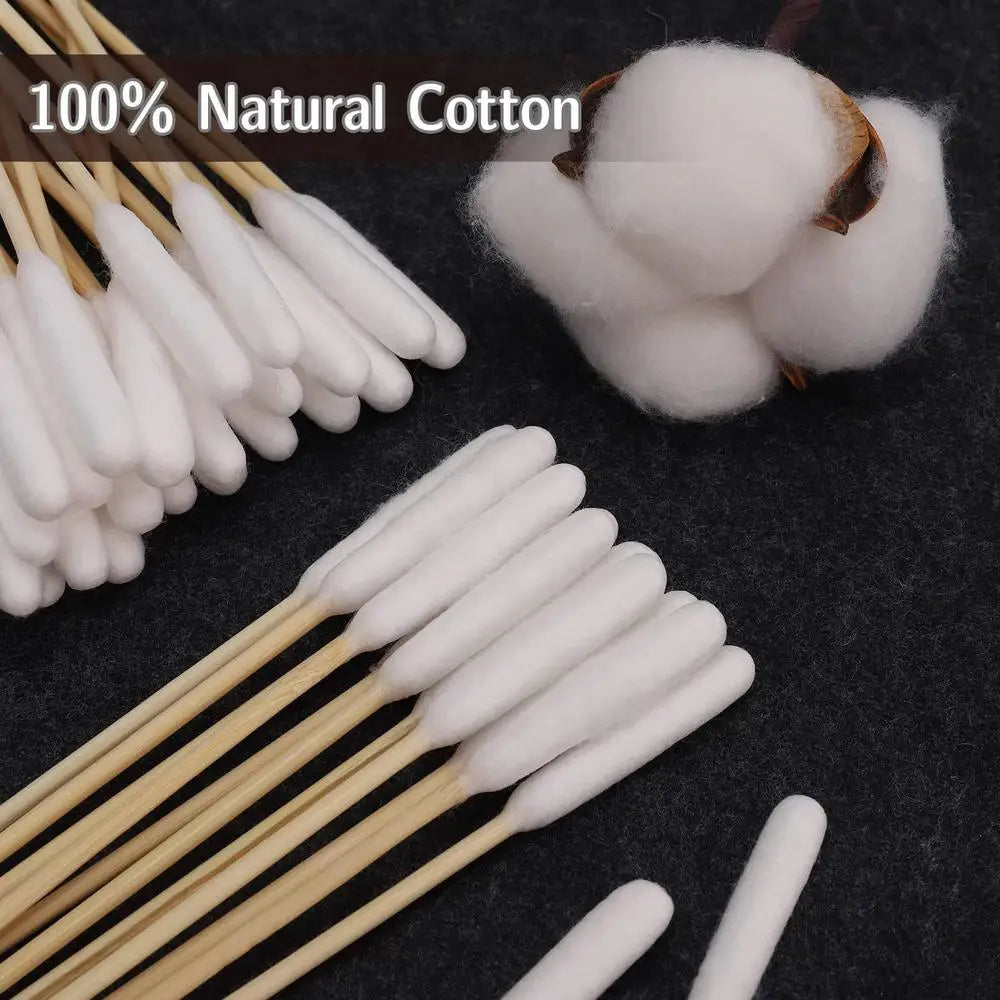 100pcs Pet Dog Ear Cleaner Cotton Buds Dog Ear Cleaner Cotton Swab Sticks Swab Sticks For Cat Pets Cleaning Supplies