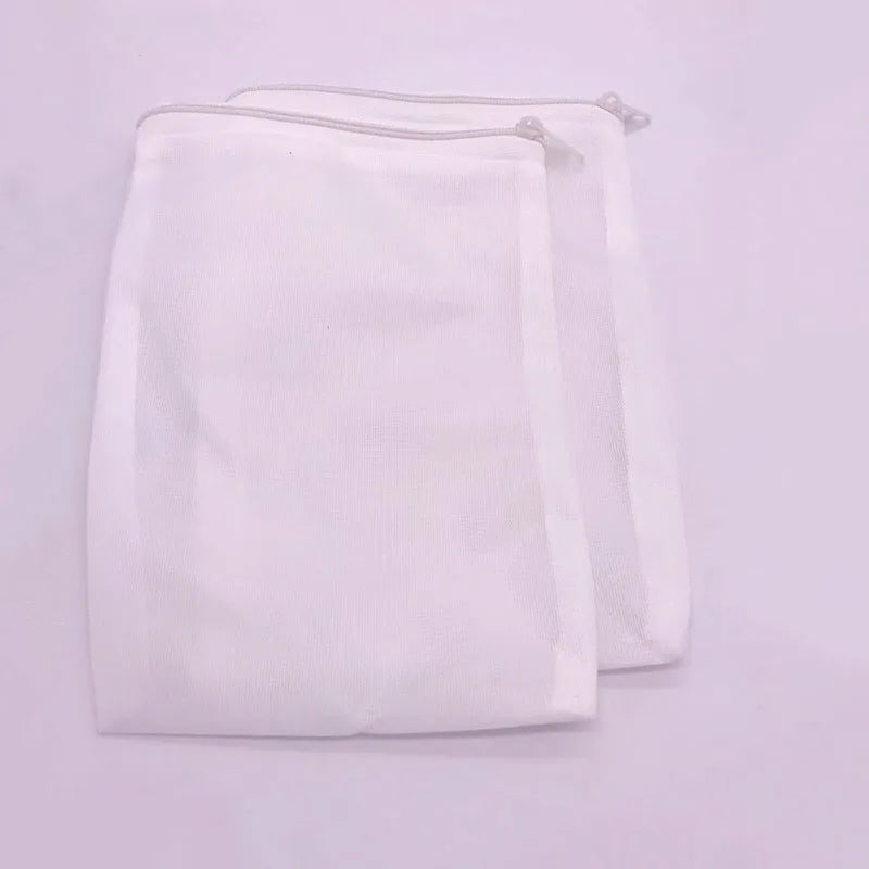 Fine Hole Filter Net Bag Mesh Bag Acquarium Pond For Bio Ball Carbon Media Functional Aquarium Fish Tank Isolation Bags 2/5/10Pc
