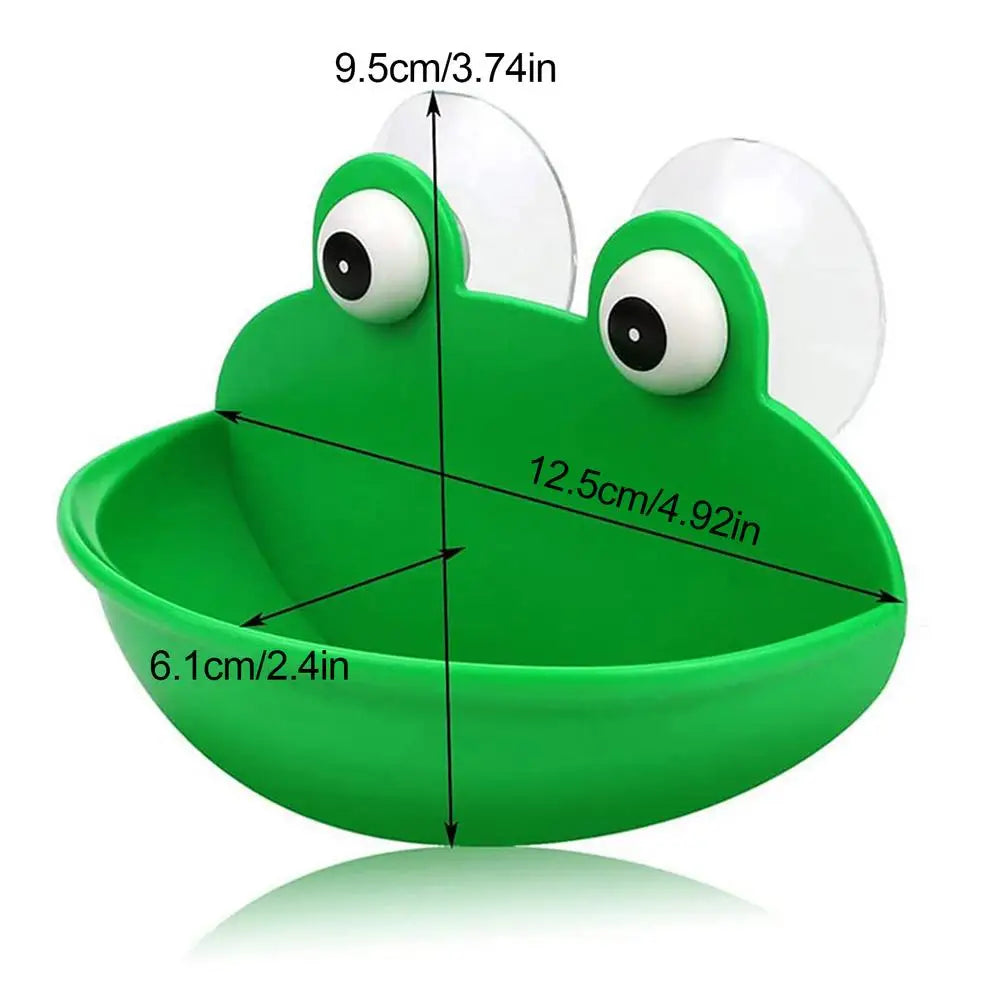 Frog Habitat Cute Frog Shaped Wall-Mounted Tank Decoration For Frog Cute Frog Terrarium Decor Fish Tank Tree Frog Habitat For