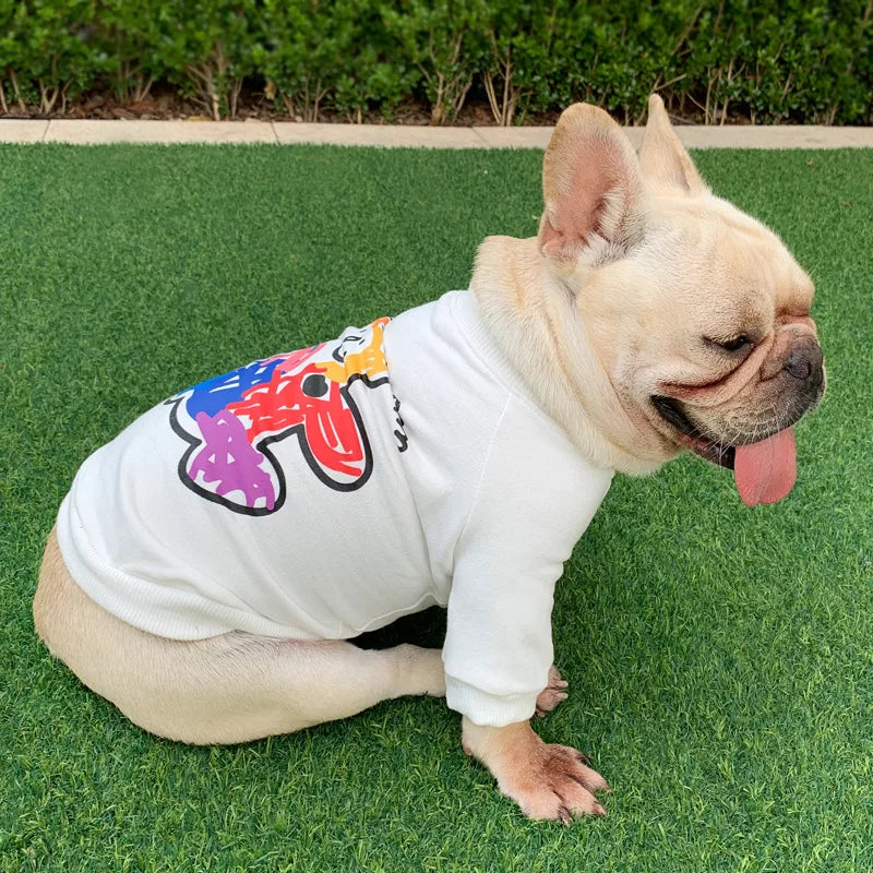 The New Dog Costume Dog Clothes for Small Dogs Parent-child Wear Spring and Autumn Pure Cotton Three Colors Seven Sizes