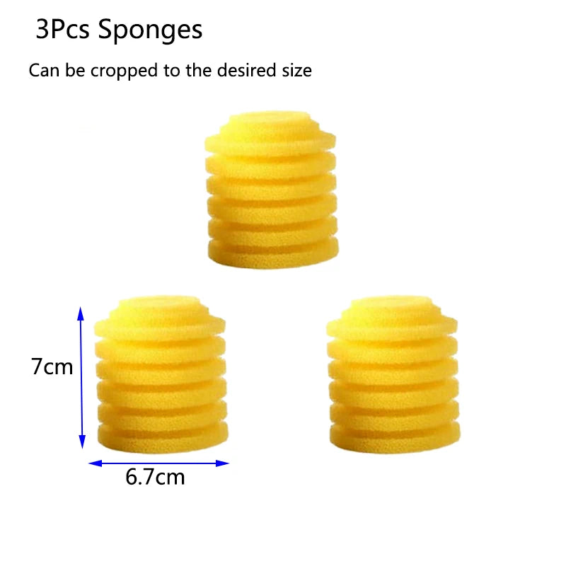 Aquarium Fish Poop Stool Toilet Manure Suction Filter Collector Fish Tank Biochemical Sponges With Media Balls Oxygen Increasing