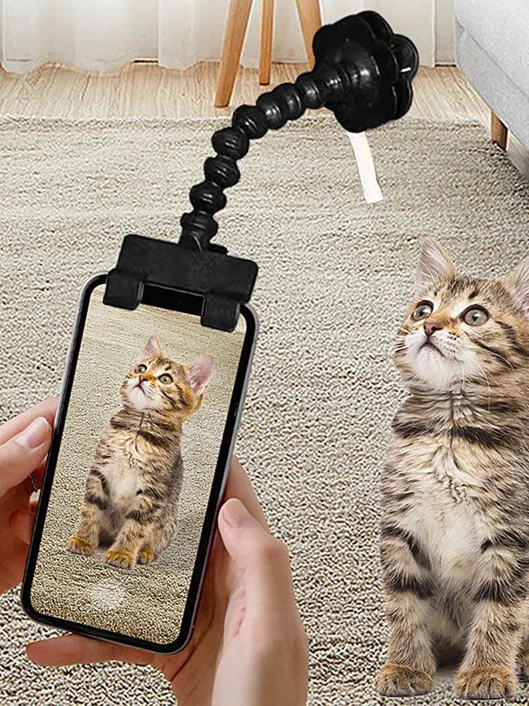 Pet Selfie Stick Flexible Dog Selfie Stick Pet Selfie Rod Dog Cat Toys Cat Photo Interactive Toy Accessories Holder Pet Supplies