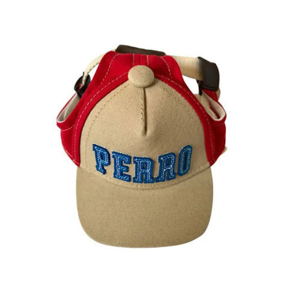 Pet Peaked Cap Dog Cute Alphabet Cap Small Dog Casual Hat Summer Outdoor Canvas Hat Chihuahua Yorkshire Pet Products Gorra Perro