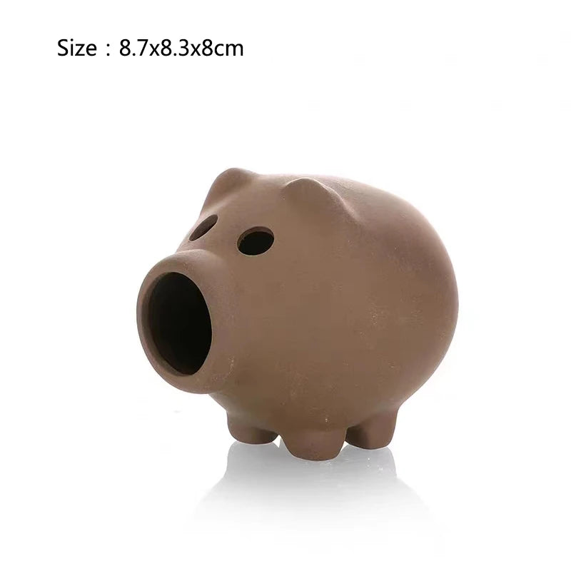 Ceramic House Fish Tank Aquarium Decoration Fish Shrimps Shelter House Pottery Scorpion House Canister Simulation Stone Ornament