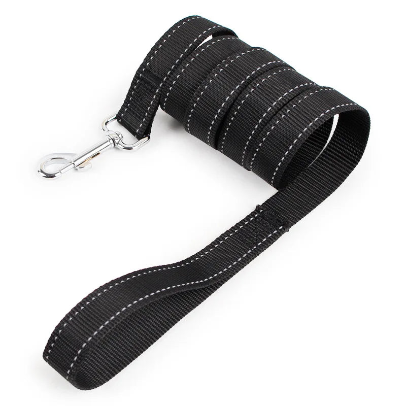 Reflective Puppy Big Dog Collar with Buckle Soft Padded Wide Adjustable Pet Collar for Medium Large Dogs Pitbull Leash Dog Chain
